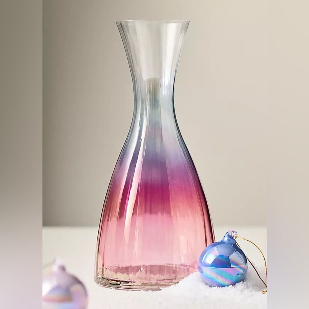 ❤️ NWT New York City Ballet Glass Decanter - Anthropologie - Stunning!